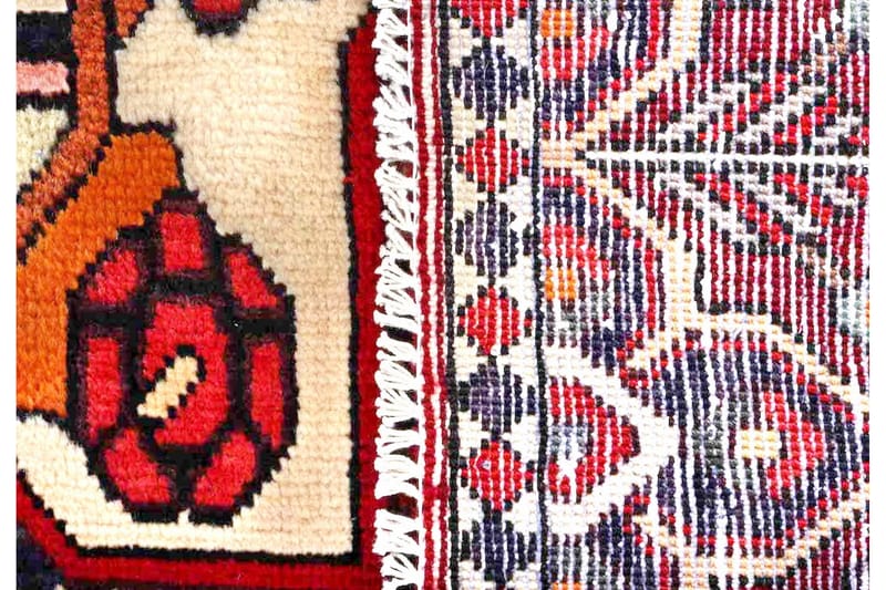 Handknuten Persisk Matta 152x258 cm - Röd/Beige - Persisk matta - Orientalisk matta