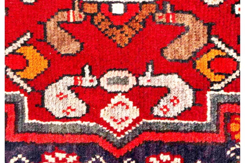 Handknuten Persisk Matta 152x258 cm - Röd/Beige - Persisk matta - Orientalisk matta