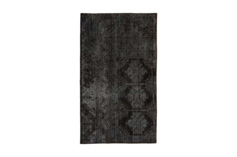Handknuten Persisk Matta 76x130 cm Vintage - Grå/Mörkgrön - Orientalisk matta - Persisk matta