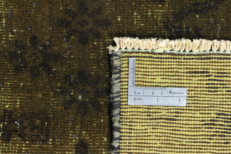 Handknuten Persisk Ullmatta 284x382 cm Vintage - Brun/Grön - Persisk matta - Orientalisk matta