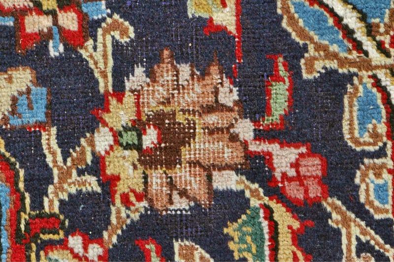 Handknuten Persisk Patinamatta 245x335 cm - Röd/Mörkblå - Persisk matta - Orientalisk matta