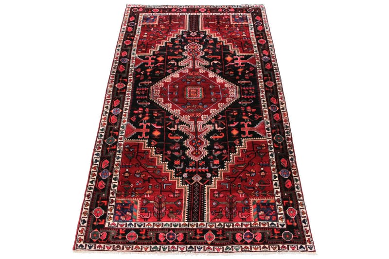 Handknuten Persisk Matta 160x305 cm - Röd/Mörkblå - Persisk matta - Orientalisk matta