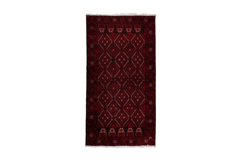 Handknuten Persisk Matta 104x197 cm Kelim - Röd/Svart - Orientalisk matta - Persisk matta