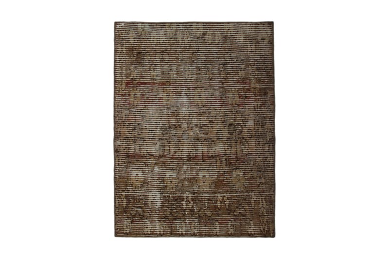 Handknuten Persisk Matta 105x145 cm Vintage - Brun/Beige - Persisk matta - Orientalisk matta