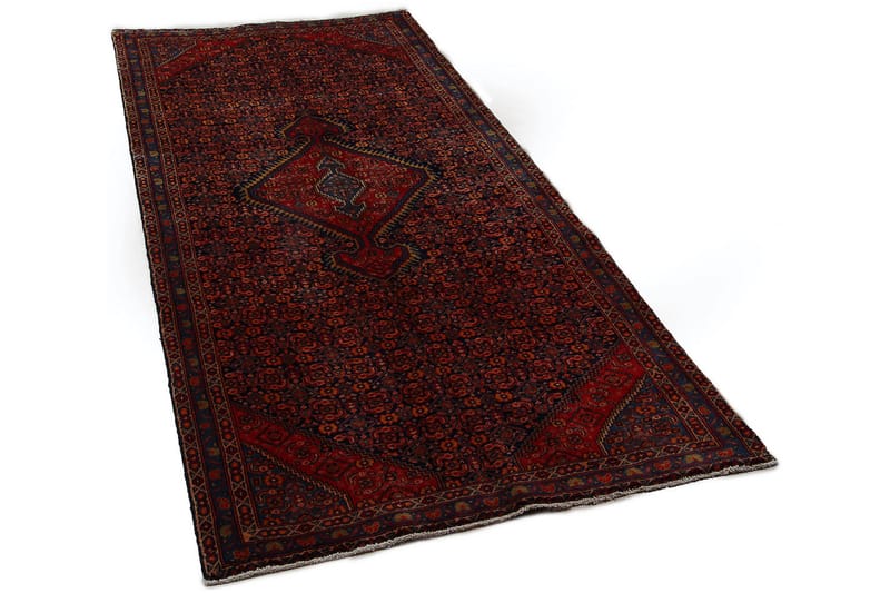 Handknuten Persisk Matta 130x297 cm - Mörkblå/Röd - Persisk matta - Orientalisk matta