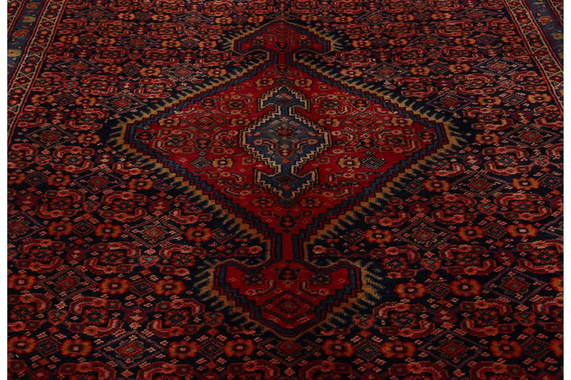 Handknuten Persisk Matta 130x297 cm - Mörkblå/Röd - Persisk matta - Orientalisk matta