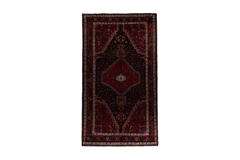 Handknuten Persisk Matta 175x313 cm - Röd/Svart - Persisk matta - Orientalisk matta
