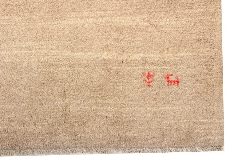 Handknuten Persisk Ullmatta 175x235 cm Gabbeh Shiraz - Beige - Persisk matta - Orientalisk matta