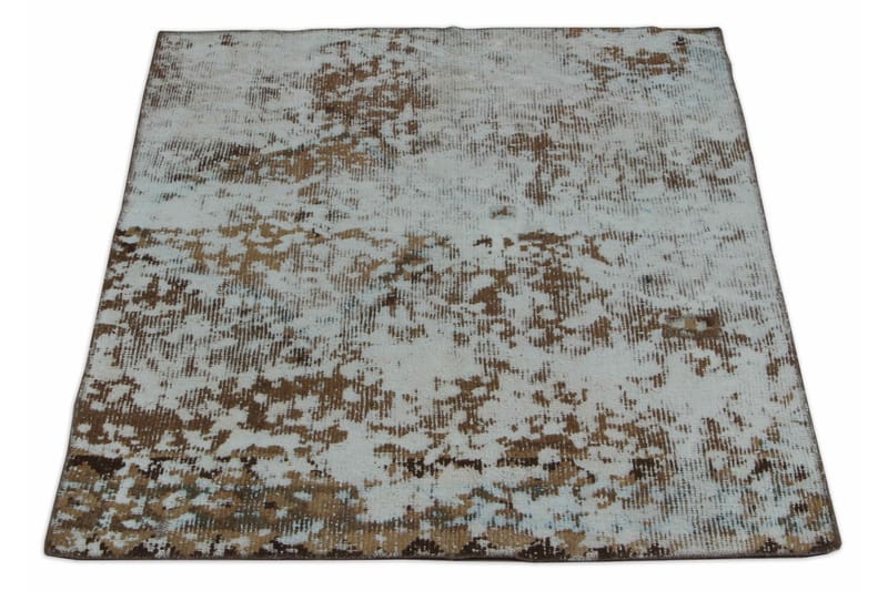 Handknuten Persisk Matta 135x170 cm Vintage - Beige/Brun - Persisk matta - Orientalisk matta