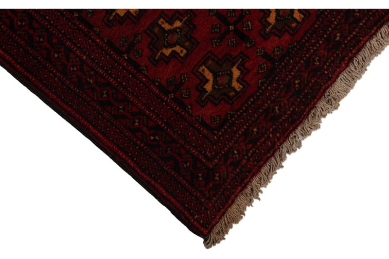 Handknuten Persisk Matta 77x205 cm - Röd/Svart - Persisk matta - Orientalisk matta