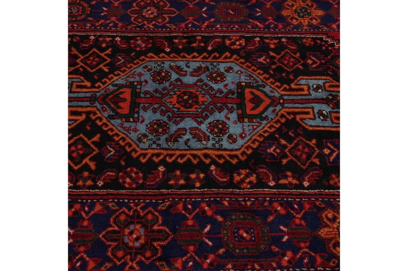 Handknuten Persisk Matta 142x221 cm - Mörkblå/Röd - Persisk matta - Orientalisk matta