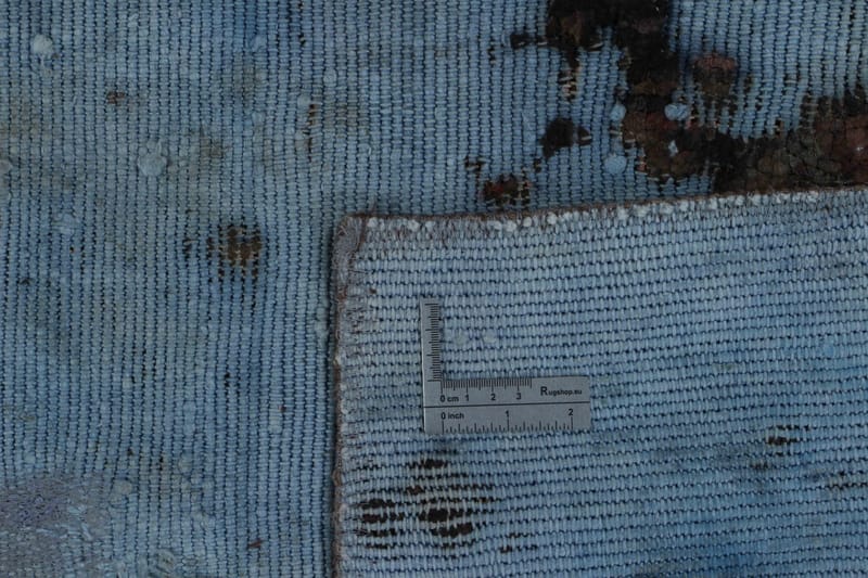 Handknuten Persisk Matta 151x200 cm Vintage - Blå/Brun - Persisk matta - Orientalisk matta