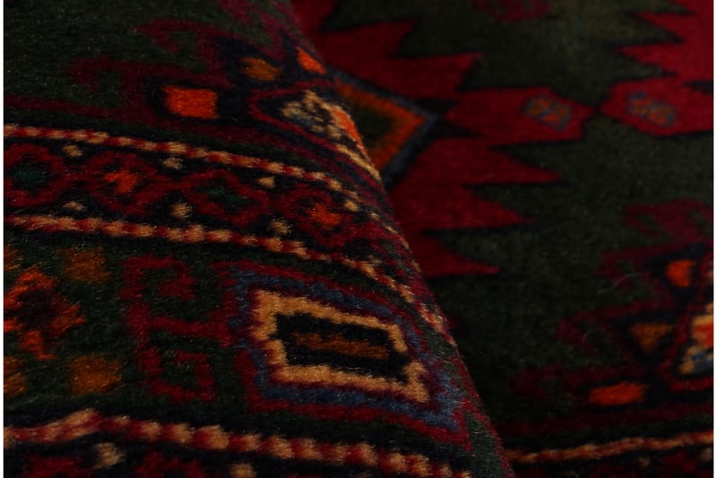 Handknuten Persisk Matta 73x214 cm - Röd/Grön - Persisk matta - Orientalisk matta
