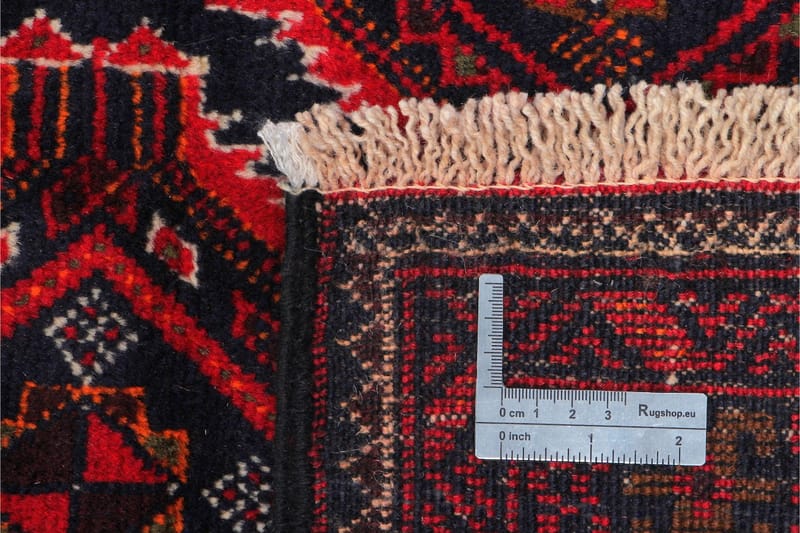 Handknuten Persisk Matta 103x190 cm Kelim - Röd/Svart - Orientalisk matta - Persisk matta