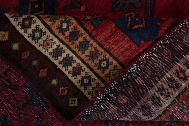 Handknuten Persisk Matta 151x293 cm - Röd/Mörkblå - Persisk matta - Orientalisk matta