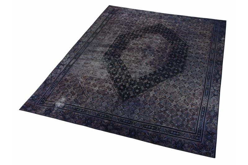 Handknuten Persisk Matta 268x350 cm Vintage - Mörkblå/Grå - Persisk matta - Orientalisk matta