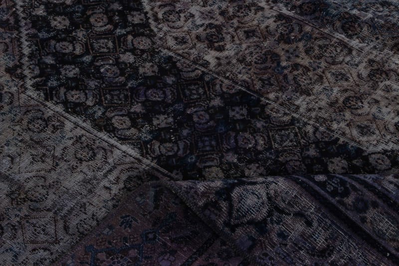Handknuten Persisk Matta 268x350 cm Vintage - Mörkblå/Grå - Persisk matta - Orientalisk matta