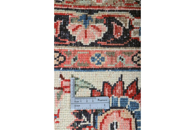 Handknuten Persisk Matta 277x358 cm - Röd/Beige - Persisk matta - Orientalisk matta