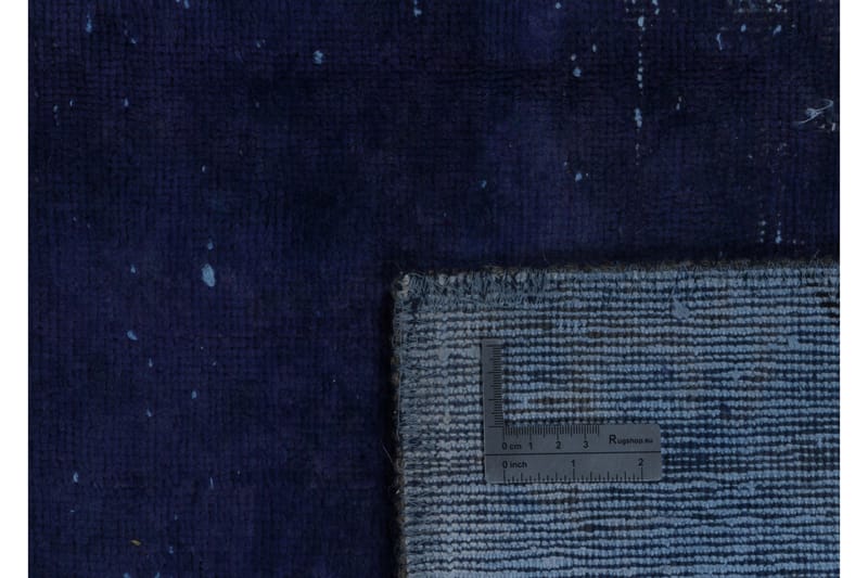 Handknuten Persisk Matta 252x345 cm Vintage - Mörkblå - Persisk matta - Orientalisk matta