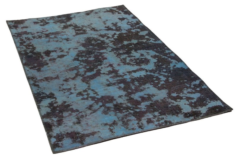Handknuten Persisk Matta 100x160 cm Vintage - Blå/Mörkgrön - Persisk matta - Orientalisk matta