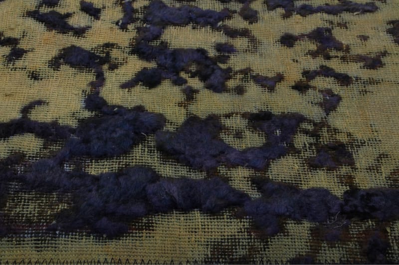 Handknuten Persisk Matta 150x230 cm Vintage - Grön/Lila - Orientalisk matta - Persisk matta