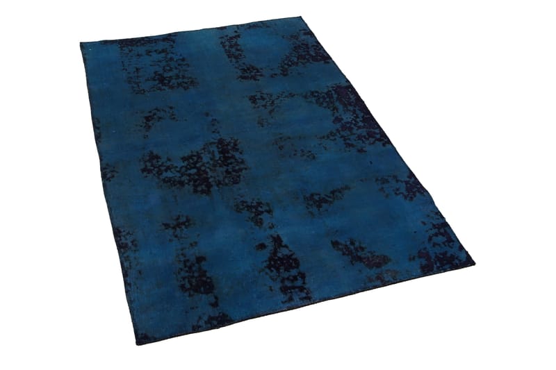 Handknuten Persisk Matta 124x195 cm Vintage - Blå/Mörkblå - Persisk matta - Orientalisk matta