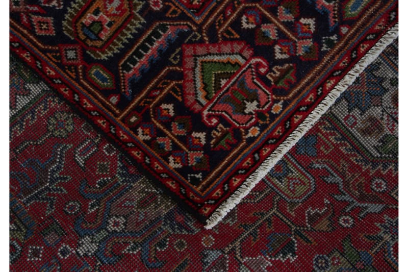 Handknuten Persisk Patchworkmatta 222x324 cm Kelim - Röd/Mörkblå - Persisk matta - Orientalisk matta