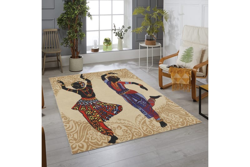 Homefesto Matta 100x150 cm - Multifärgad - Textil & mattor - Matta - Orientalisk matta - Persisk matta