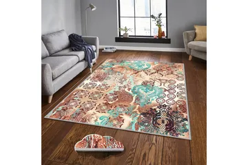 Homefesto Matta 100x150 cm - Multifärgad - Textil & mattor - Matta - Orientalisk matta - Persisk matta