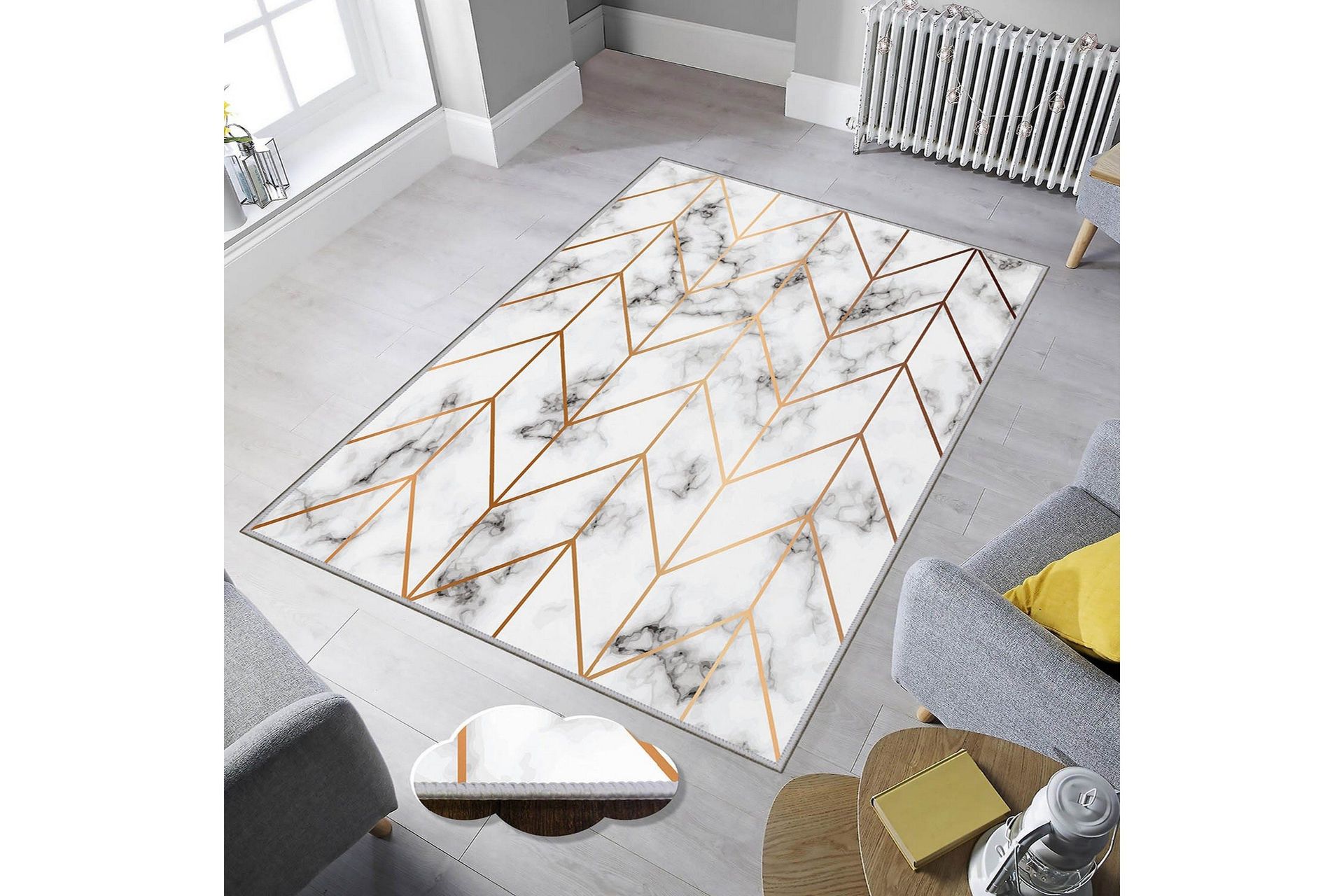 Homefesto Matta 100x150 cm - Multif&auml;rgad