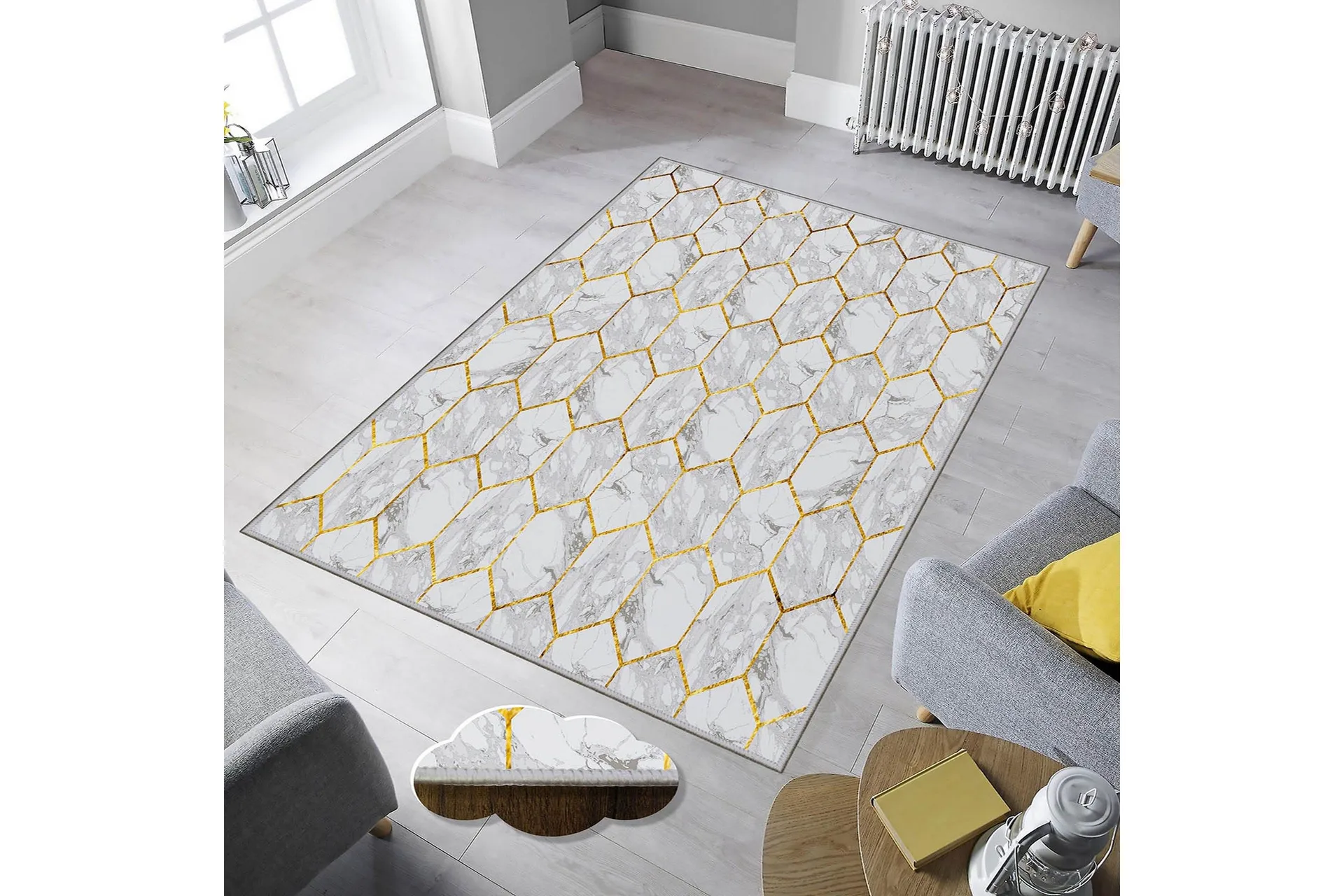 Homefesto Matta 100x150 cm - Multif&auml;rgad