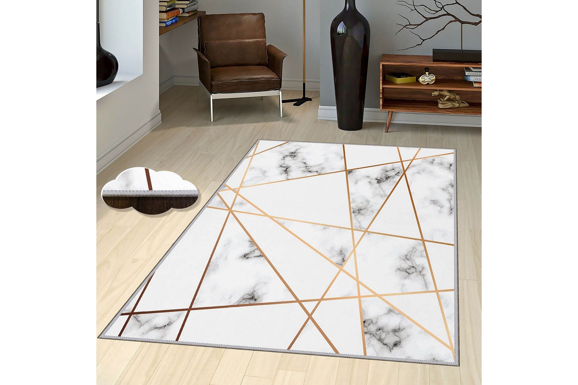 Homefesto Matta 100x150 cm - Multif&auml;rgad