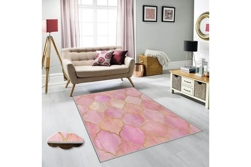 Homefesto Matta 100x200 cm, Multifärgad