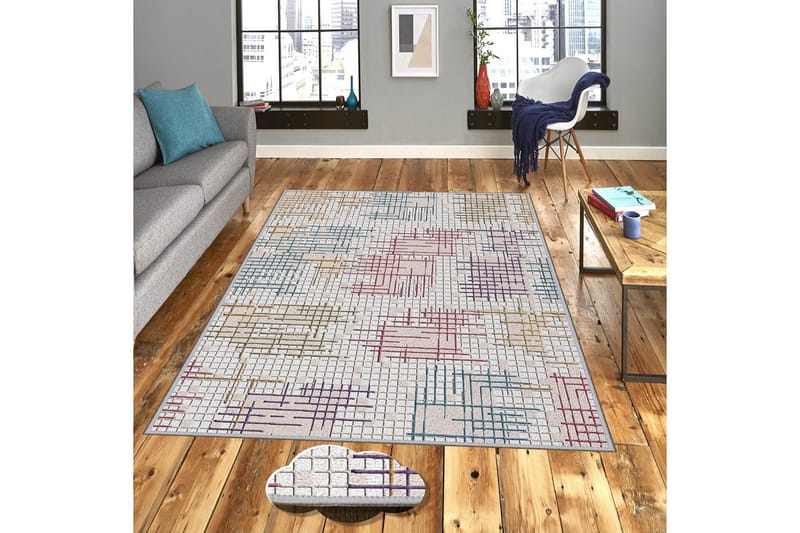 Homefesto Matta 100x200 cm, Multifärgad