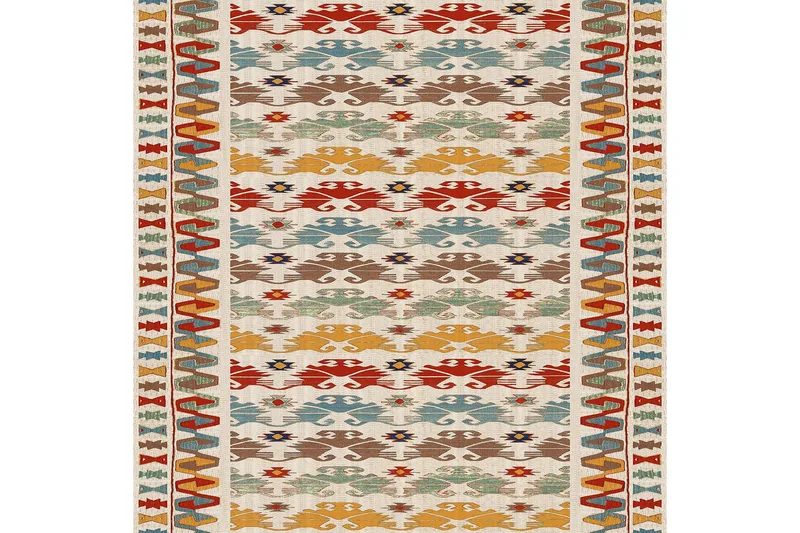 Homefesto Matta 100x200 cm - Multifärgad - Textil & mattor - Matta - Orientalisk matta - Persisk matta