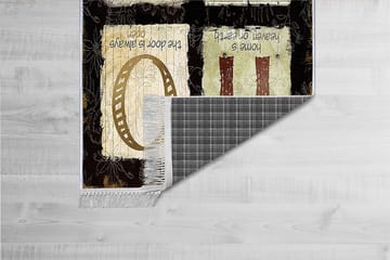 Homefesto Matta 100x200 cm - Multifärgad/Sammet - Textil & mattor - Matta - Orientalisk matta - Persisk matta