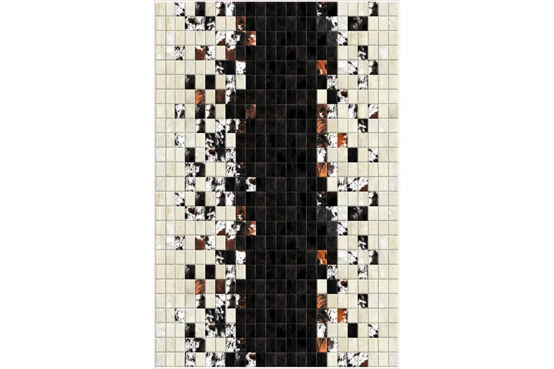 Homefesto Matta 100x200 cm, Multifärgad/Sammet