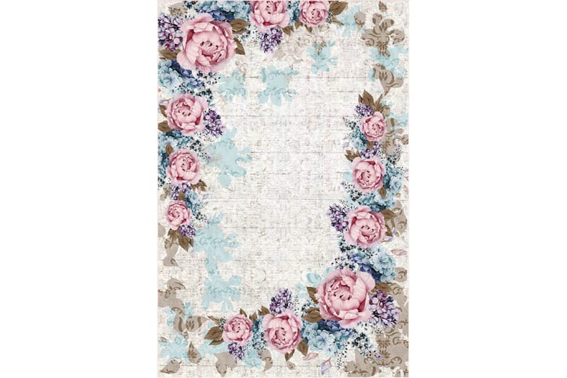 Homefesto Matta 100x200 cm - Multifärgad/Sammet - Textil & mattor - Matta - Orientalisk matta - Persisk matta