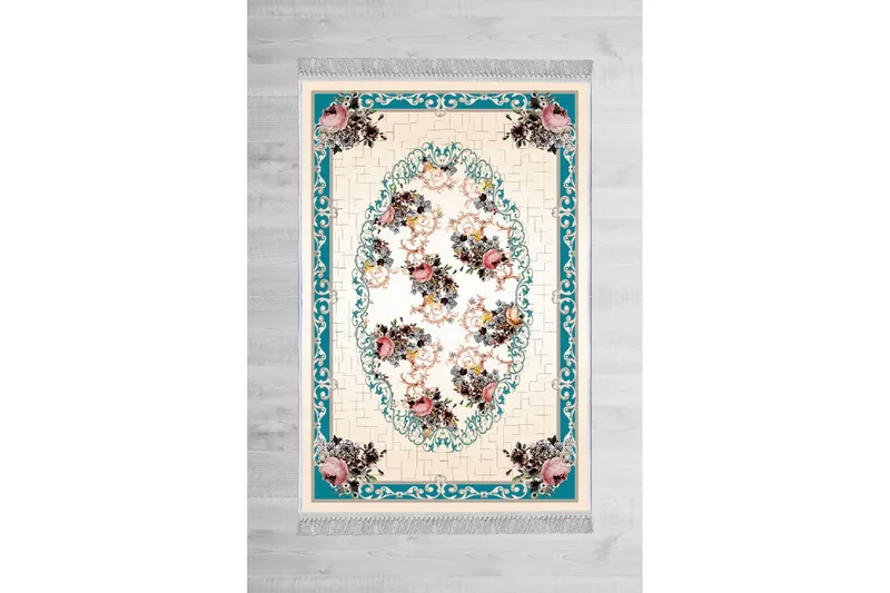 Homefesto Matta 100x200 cm - Multifärgad/Sammet - Textil & mattor - Matta - Orientalisk matta - Persisk matta