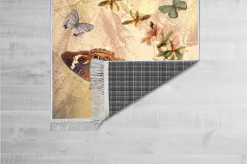 Homefesto Matta 100x200 cm - Multifärgad/Sammet - Textil & mattor - Matta - Orientalisk matta - Persisk matta