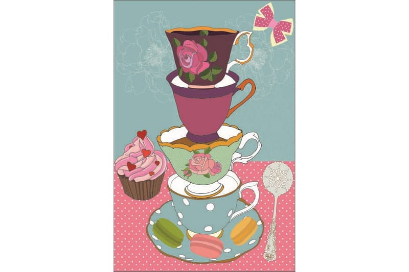 Homefesto Matta 100x200 cm - Multifärgad/Sammet - Textil & mattor - Matta - Orientalisk matta - Persisk matta