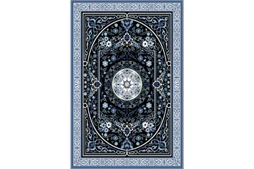 Homefesto Matta 100x200 cm - Multifärgad/Sammet - Textil & mattor - Matta - Orientalisk matta - Persisk matta