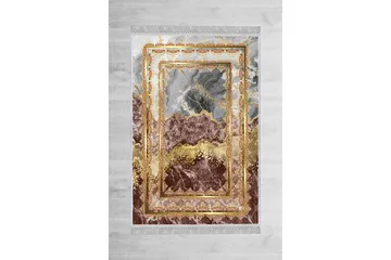 Homefesto Matta 100x200 cm - Multifärgad/Sammet - Textil & mattor - Matta - Orientalisk matta - Persisk matta