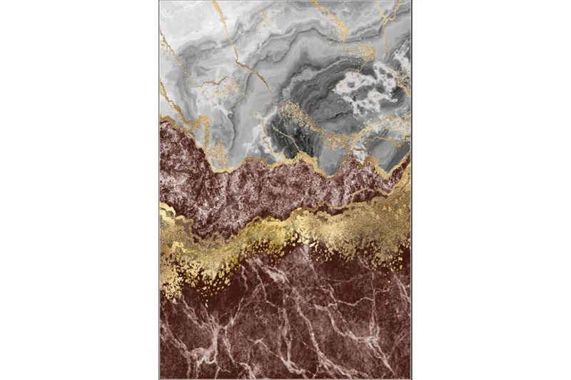 Homefesto Matta 100x200 cm, Multifärgad/Sammet