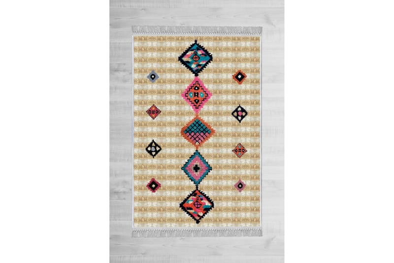 Homefesto Matta 100x200 cm - Multifärgad/Sammet - Textil & mattor - Matta - Orientalisk matta - Persisk matta