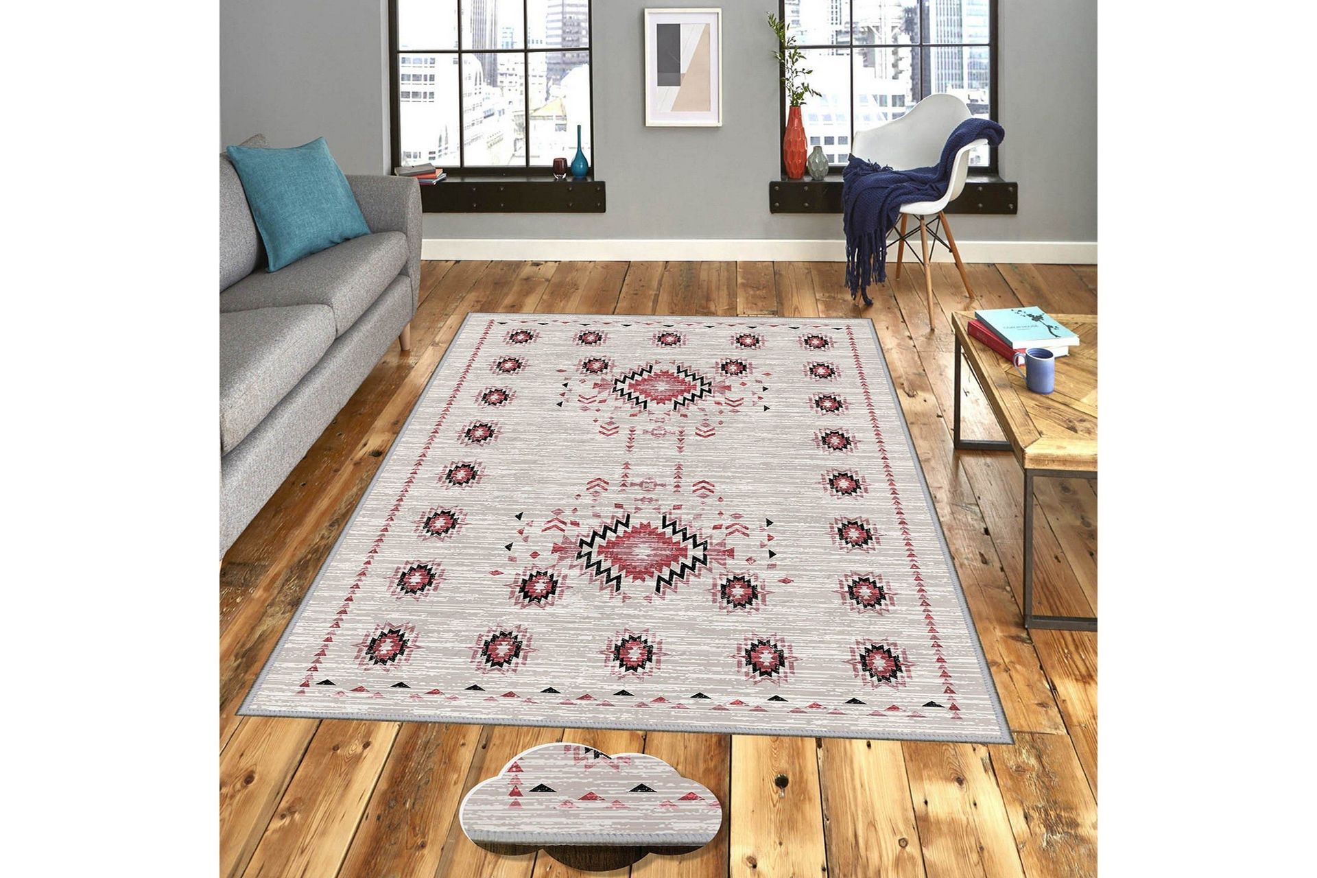 Homefesto Matta 100x200 cm - Multif&auml;rgad