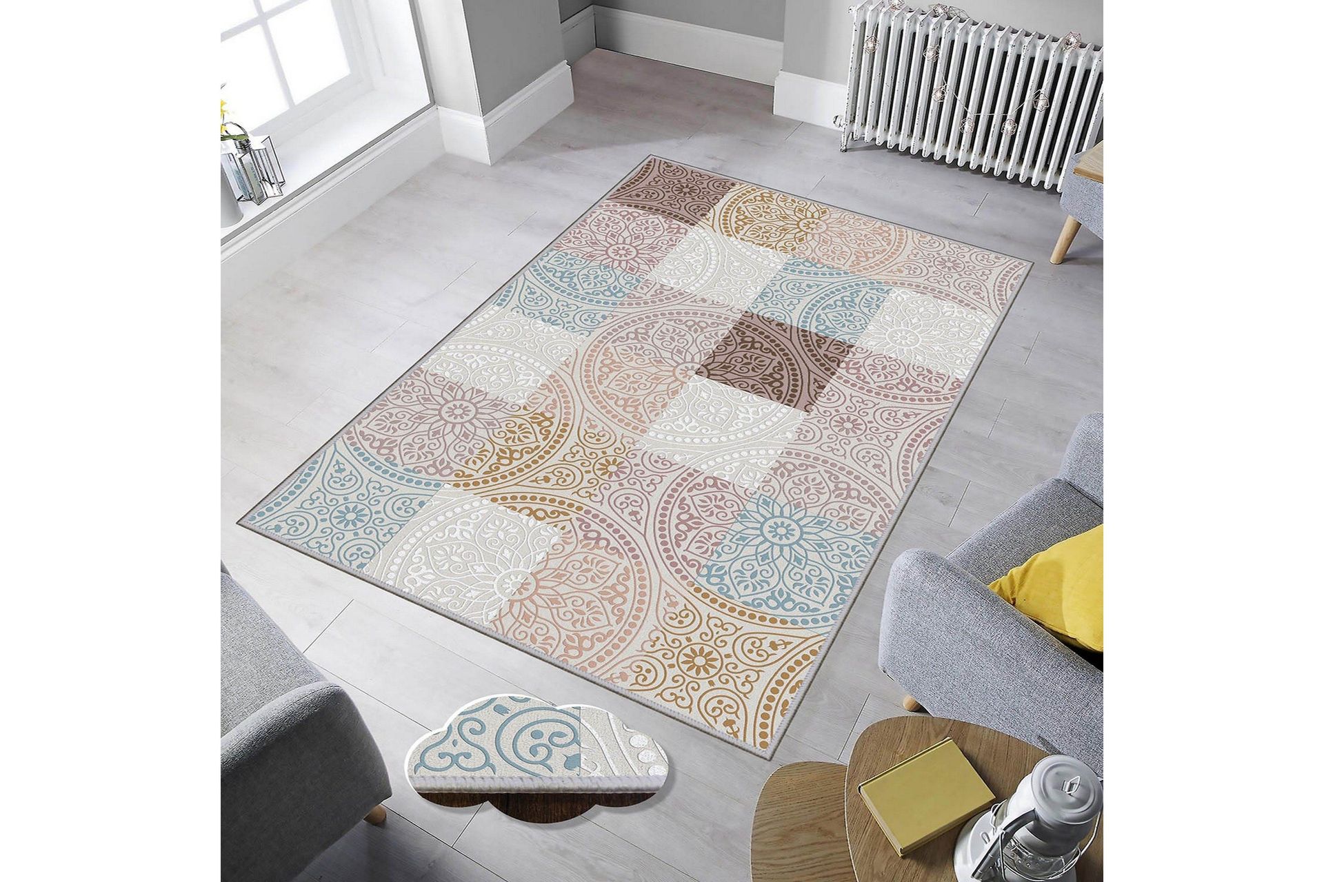 Homefesto Matta 100x200 cm - Multif&auml;rgad