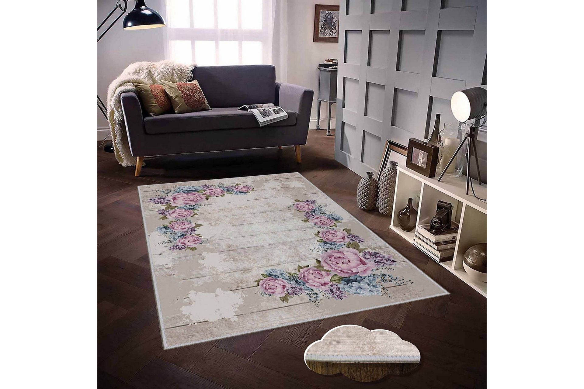 Homefesto Matta 100x200 cm - Multif&auml;rgad