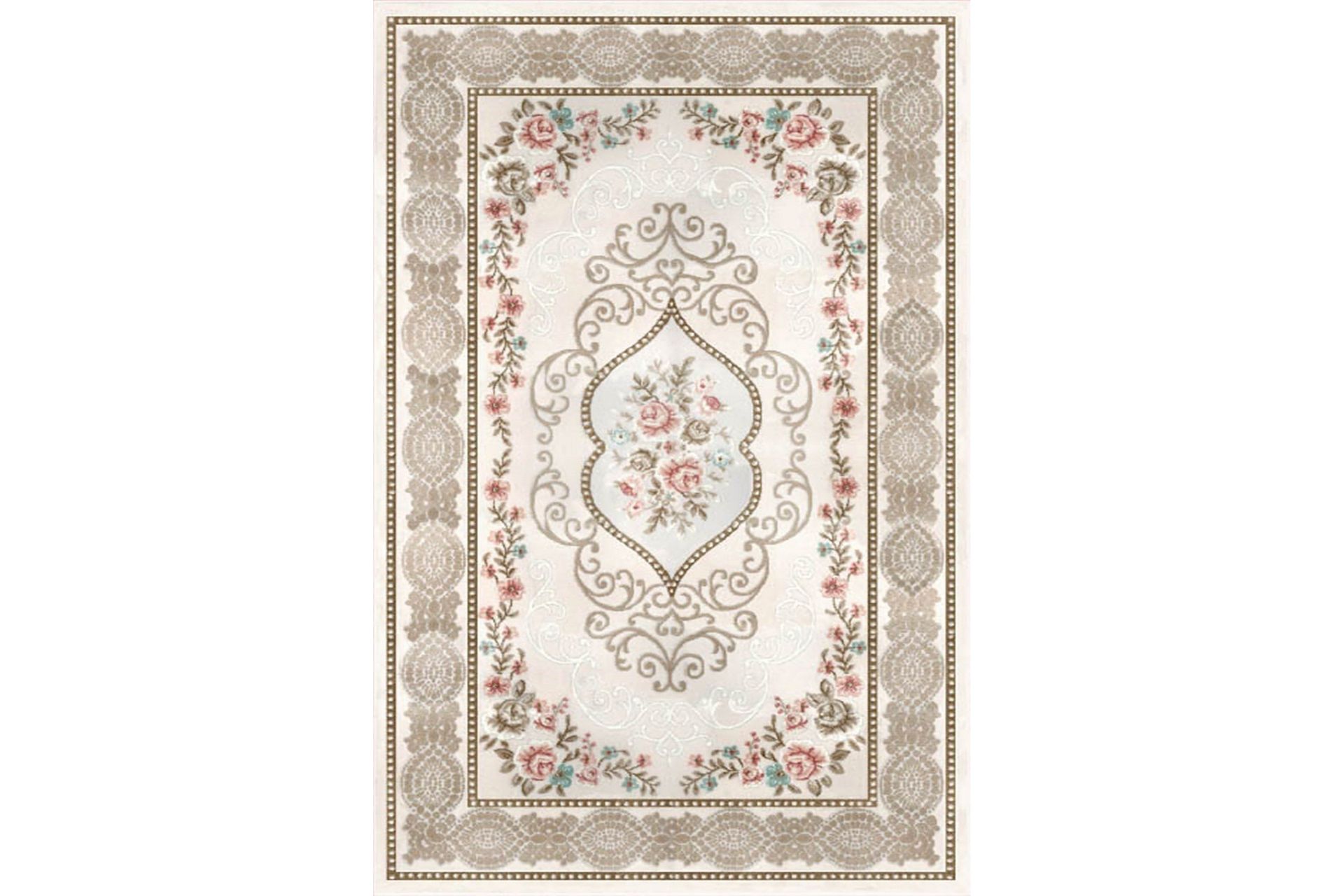 homefesto matta 100x200 cm - multifärgad/sammet