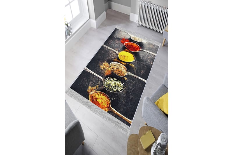 Homefesto Matta 100x300 cm - Multifärgad/Sammet - Textil & mattor - Matta - Orientalisk matta - Persisk matta